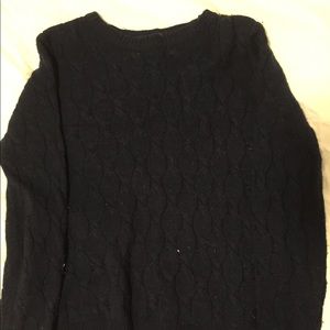 Navy knit sweater